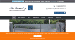 Desktop Screenshot of foundrydecorativesteel.co.uk